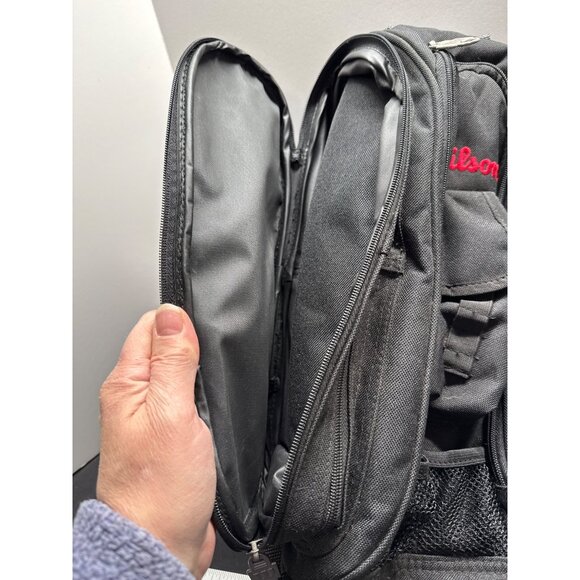 Wilson Black Multi-Compartment Thermo Bag With Adjustable Straps & Mesh Pockets - Picture 11 of 11